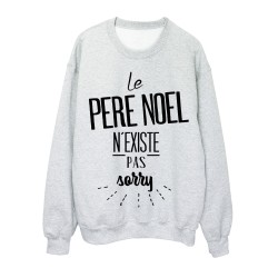 Sweat-Shirt citation le PERE NOEL n'existe pas sorry