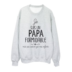 Sweat-Shirt fete des peres  Je suis un PAPA formidable