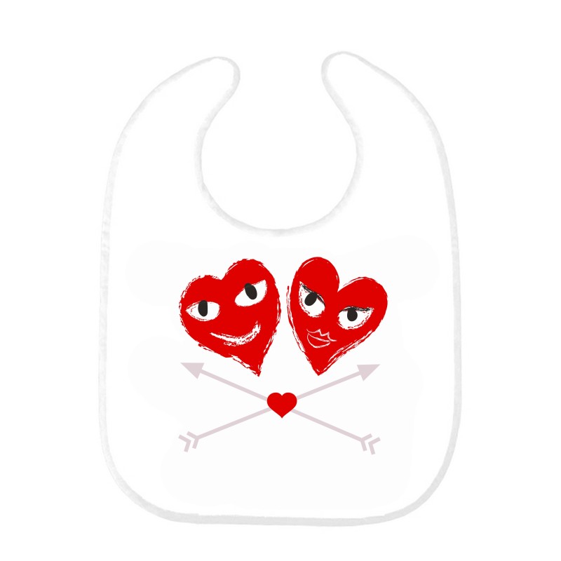 Bavoir bébé COEUR