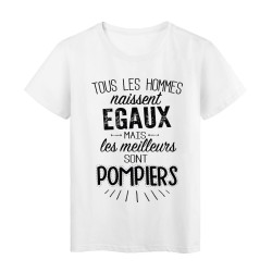 T-Shirt citation Tous les hommes naissent égaux mais les meilleurs sont infirmiers