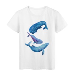 T-Shirt blanc Dauphins 