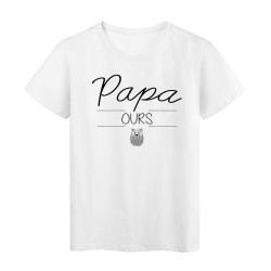 T-Shirt imprimé design Papa ours