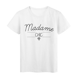 T-Shirt imprimé humour design Madame Chic