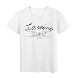 T-Shirt imprimé Citation la reine de la nuit