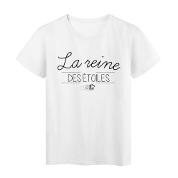 T-Shirt imprimé Citation la reine des étoiles