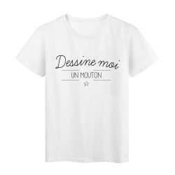 T-Shirt imprimé Citation Dessine moi un mouton 