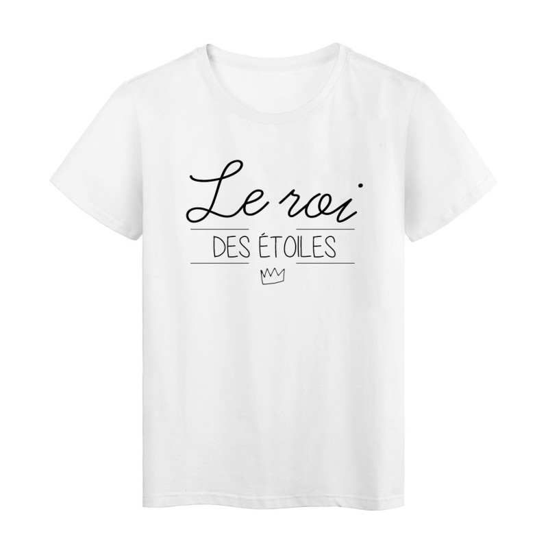 T-Shirt imprimé Citation Le roi des étoiles