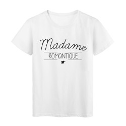 T-Shirt imprimé humour design Madame Romantique