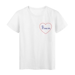 T-Shirt série limitée qualité supérieur Messages du coeur boum