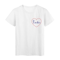 T-Shirt série limitée qualité supérieur Messages du coeur pastis