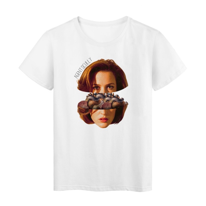 T-Shirt Collage vintage scully artiste Série limitée qualité supérieur