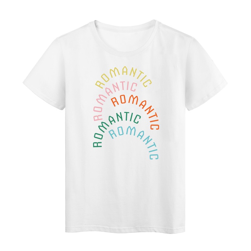 T-Shirt imprimé citation romantic
