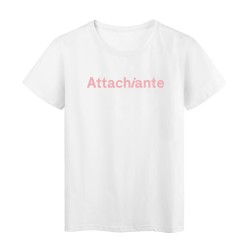 T-Shirt imprimé citation humour attachiante