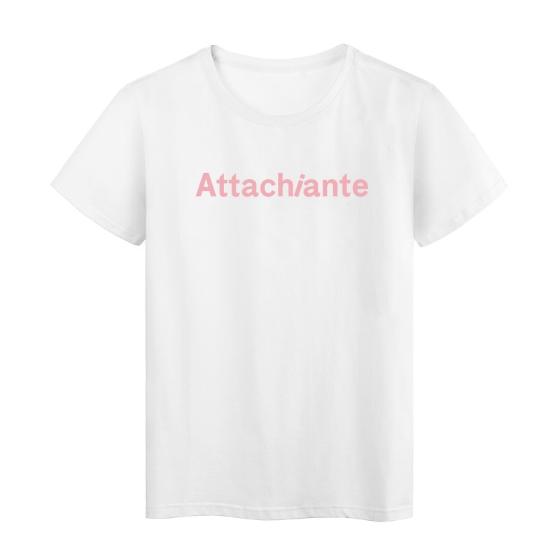 T-Shirt imprimé citation humour attachiante