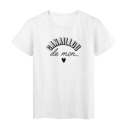 T-Shirt imprimé citation Canaillou de mon coeur 