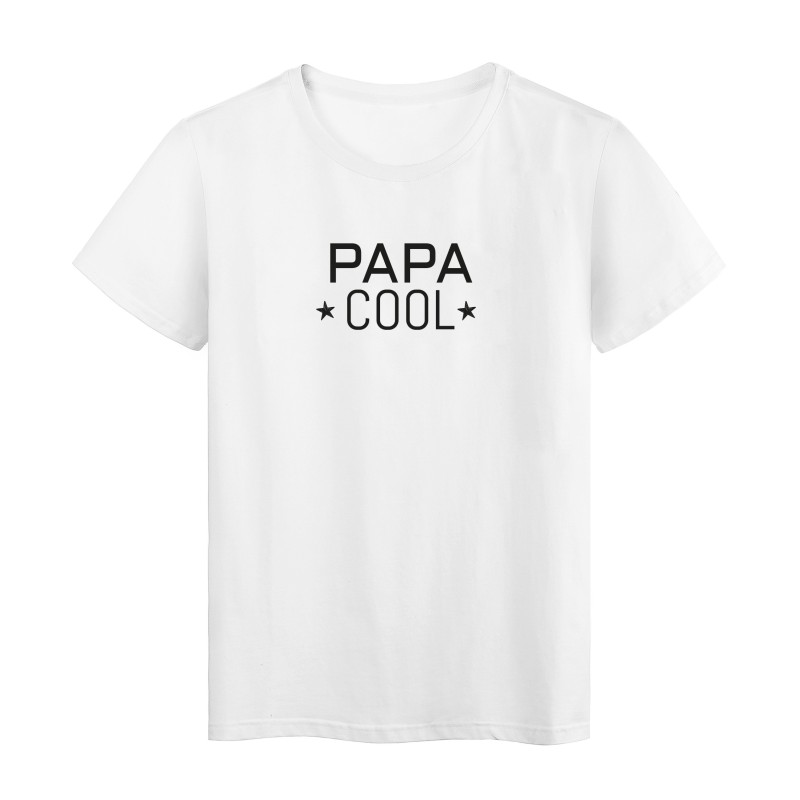 T-Shirt imprimé citation Papa cool