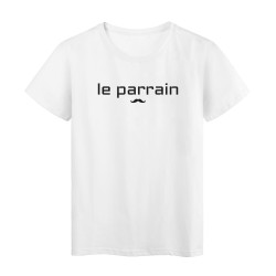 T-Shirt imprimé citation humour le parrain