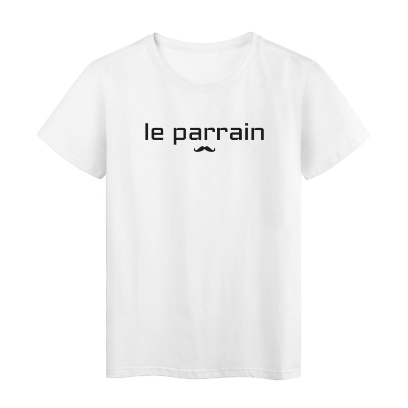 T-Shirt imprimé citation humour le parrain
