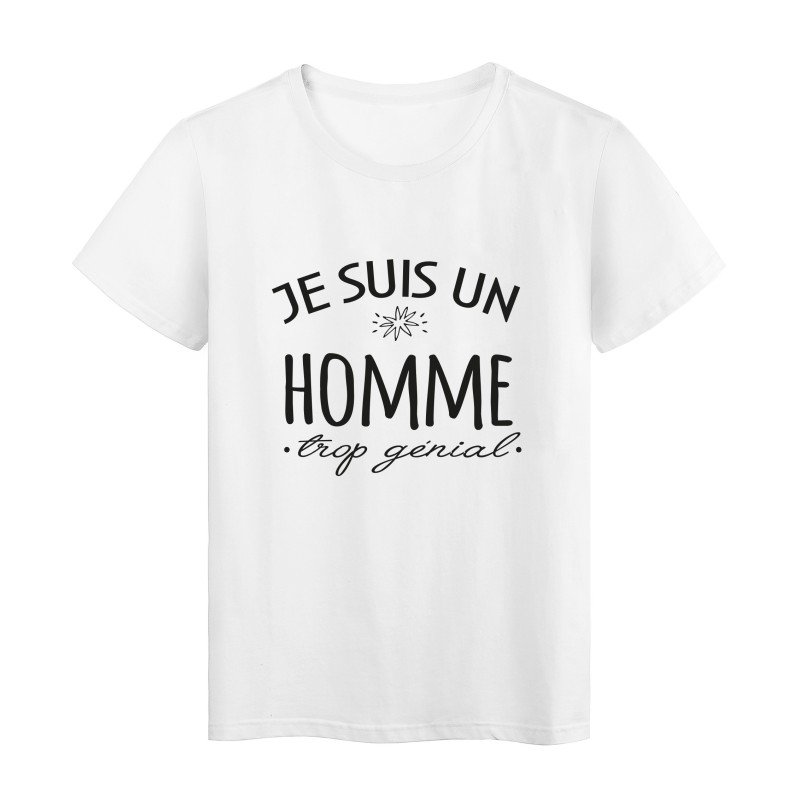 T-Shirt imprimé citation humour Je suis une niece trop géniale