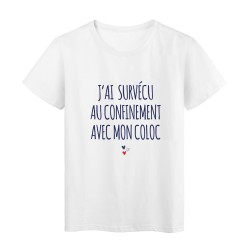 T-Shirt imprimé citation humour métro boulot apéro