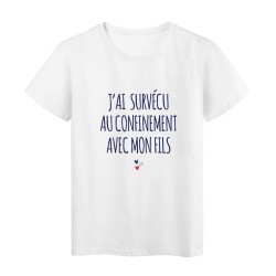 T-Shirt imprimé citation humour métro boulot apéro