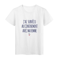 T-Shirt imprimé citation humour métro boulot apéro