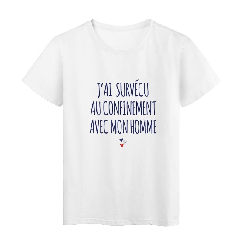 T-Shirt imprimé citation humour métro boulot apéro