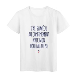 T-Shirt imprimé citation humour métro boulot apéro
