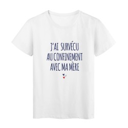T-Shirt imprimé citation humour métro boulot apéro