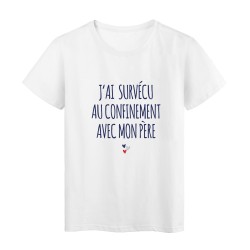 T-Shirt imprimé citation humour métro boulot apéro