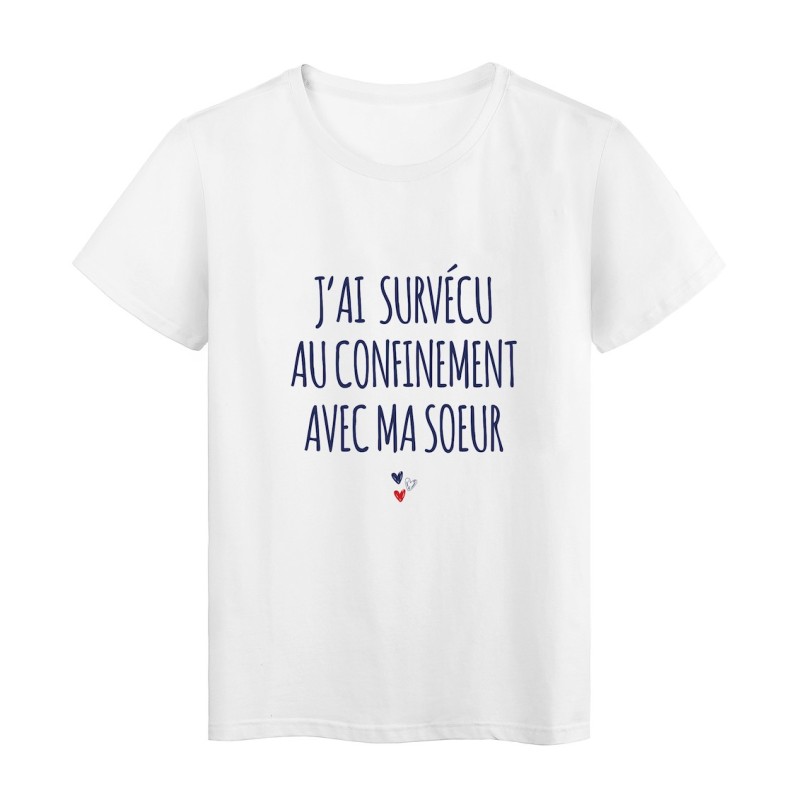 T-Shirt imprimé citation humour métro boulot apéro