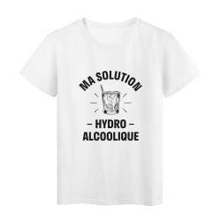 T-Shirt imprimé citation humour métro boulot apéro
