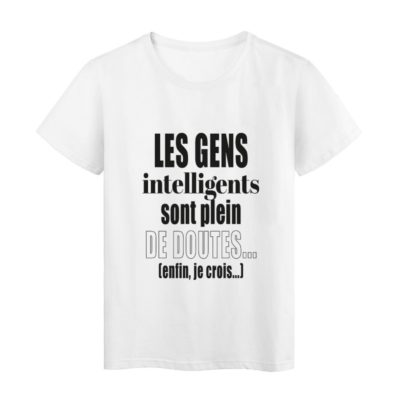 T-Shirt imprimé citation humour métro boulot apéro