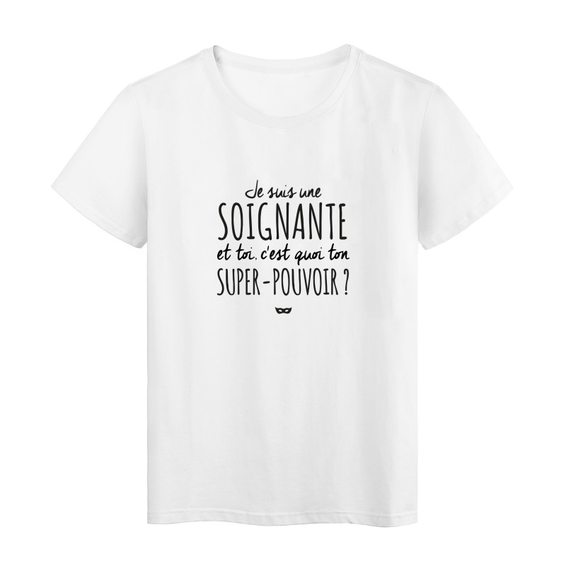 T-Shirt imprimé citation humour métro boulot apéro