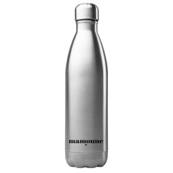 Bouteille gourde isotherme acier inox 500 ml imprimé citation Mamoune adorée