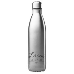Bouteille gourde isotherme acier inox 500 ml imprimé citation Le roi de la nuit