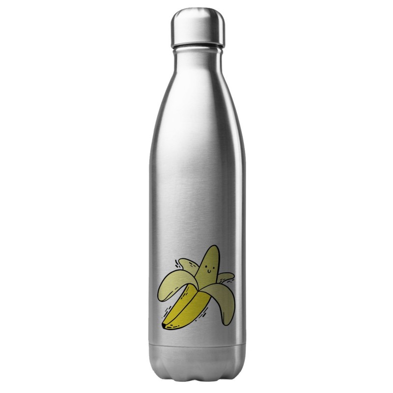 Bouteille gourde isotherme acier inox 500 ml imprimé illustration Banane