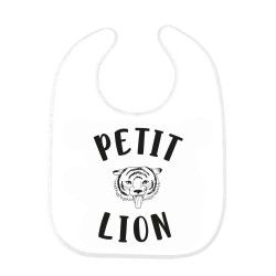 Bavoir bébé imprimé citation naissance Petit lion