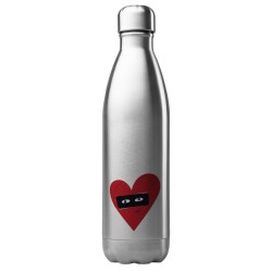 Bouteille gourde isotherme acier inox 500 ml imprimé illustration Coeur