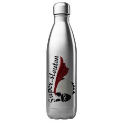 Bouteille gourde isotherme acier inox 500 ml imprimé illustration humour Un super mouton