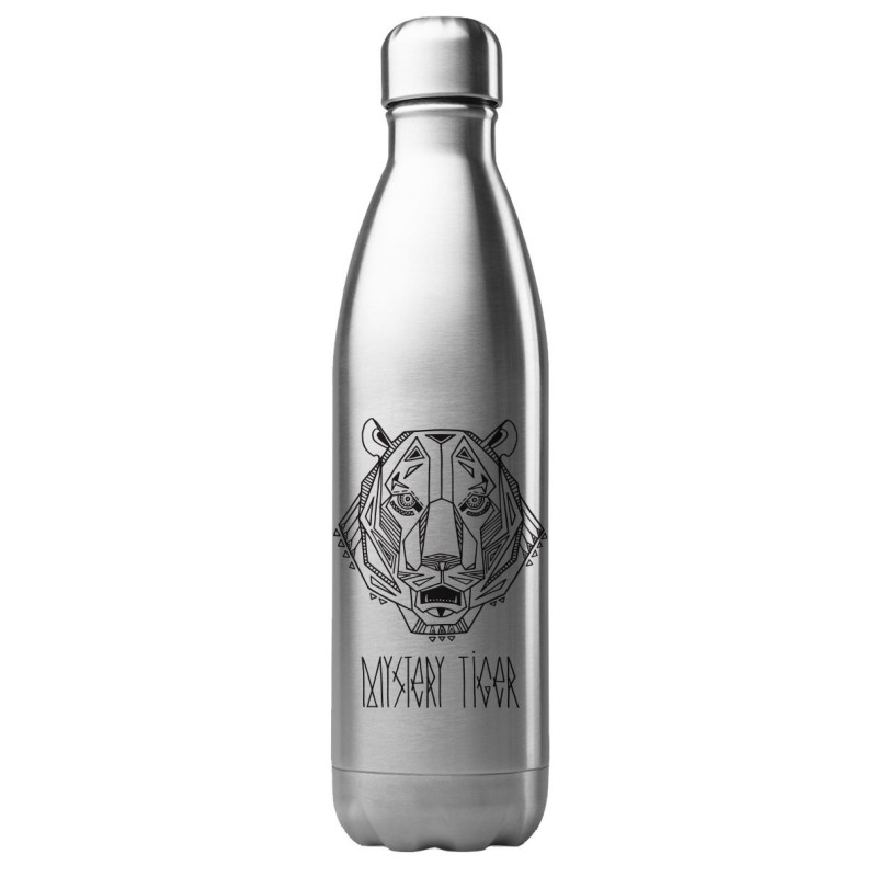 Bouteille gourde isotherme acier inox 500 ml imprimé illustration Tigre