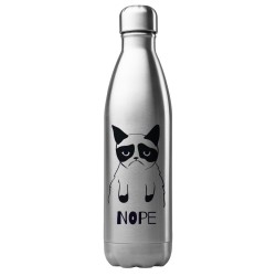 Bouteille gourde isotherme acier inox 500 ml imprimé Chat