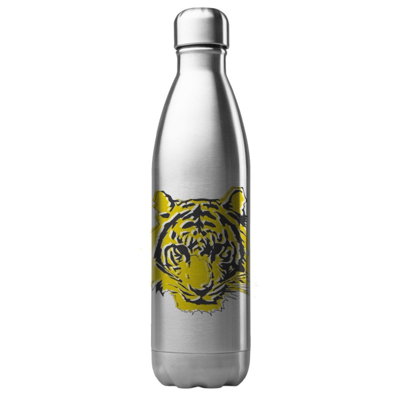 Bouteille gourde isotherme acier inox 500 ml imprimé illustration Tigre