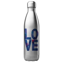 Bouteille gourde isotherme acier inox 500 ml imprimé illustration Love