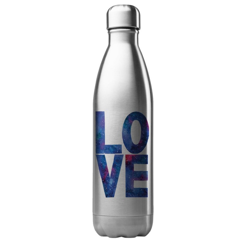 Bouteille gourde isotherme acier inox 500 ml imprimé illustration Love