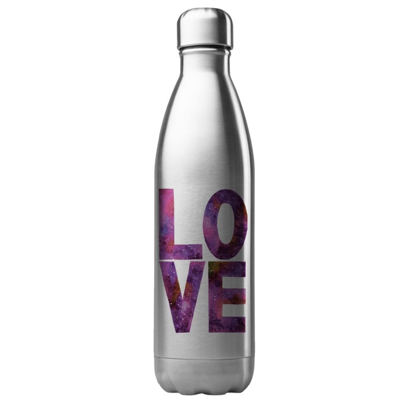 Bouteille gourde isotherme acier inox 500 ml imprimé illustration Love