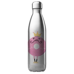 Bouteille gourde isotherme acier inox 500 ml imprimé illustration Donuts