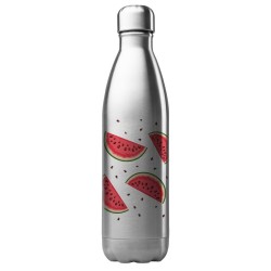 Bouteille gourde isotherme acier inox 500 ml imprimé illustration Pastèque