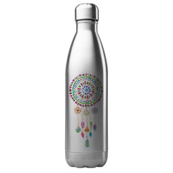 Bouteille gourde isotherme acier inox 500 ml imprimé illustration Attrape rêve