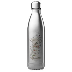 Bouteille gourde isotherme acier inox 500 ml imprimé citation c'est moi le patron